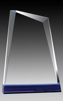 Crystal Apex Blue Bottom Award - shoptrophies.com
