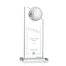 Crystal Ashfield Golf Award - Clear - shoptrophies.com