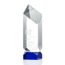 Crystal Blue Achilles Tower Award - shoptrophies.com