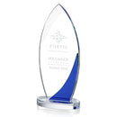 Crystal Blue Harrah Award - shoptrophies.com
