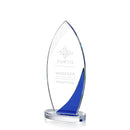 Crystal Blue Harrah Award - shoptrophies.com