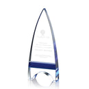 Crystal Blue Kent Award - shoptrophies.com