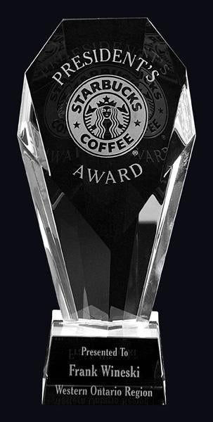 Crystal Burnaby Award - shoptrophies.com