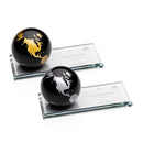 Crystal Ebony Fairfield Globe Award - shoptrophies.com