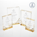 Crystal Elektra Award - Gold - shoptrophies.com