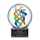 Crystal Galileo Award on Paragon Base - Black - shoptrophies.com