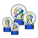 Crystal Galileo Award on Paragon Base - Blue - shoptrophies.com