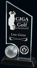 Crystal Glass Hidden Lake Award - shoptrophies.com