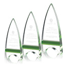 Crystal Green Kent Award - shoptrophies.com