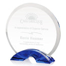 Crystal Huber Award - Blue - shoptrophies.com