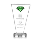 Crystal Jervis Gemstone Award - Emerald - shoptrophies.com
