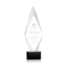Crystal Manilow Award on Paragon Base - Black - shoptrophies.com