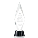 Crystal Manilow Award on Standard Base - Black - shoptrophies.com