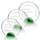 Crystal Maplin Award - Green - shoptrophies.com