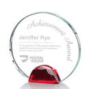 Crystal Maplin Award - Red - shoptrophies.com