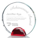 Crystal Maplin Award - Red - shoptrophies.com
