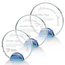 Crystal Maplin Award - Sky Blue - shoptrophies.com