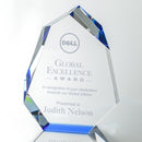 Crystal Norwood Award - Blue - shoptrophies.com