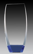 Crystal Pinnacle Blue Bottom Award - shoptrophies.com