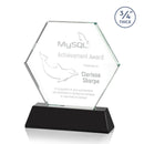 Crystal Ralston Ebony Optical Award - shoptrophies.com