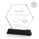 Crystal Ralston Ebony Optical Award - shoptrophies.com