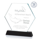 Crystal Ralston Ebony Optical Award - shoptrophies.com