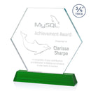 Crystal Ralston Emerald Optical Award - shoptrophies.com