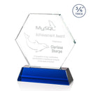 Crystal Ralston Sapphire Optical Award - shoptrophies.com