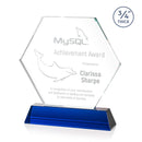Crystal Ralston Sapphire Optical Award - shoptrophies.com