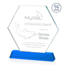 Crystal Ralston Sky Blue Optical Award - shoptrophies.com