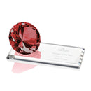 Crystal Ruby Starfire Award - shoptrophies.com