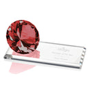 Crystal Ruby Starfire Award - shoptrophies.com