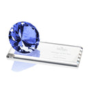 Crystal Sapphire Starfire Award - shoptrophies.com