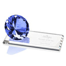 Crystal Sapphire Starfire Award - shoptrophies.com