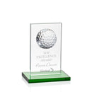 Crystal Sarnia Golf Award - Green - shoptrophies.com