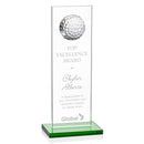 Crystal Sarnia Golf Award - Green - shoptrophies.com