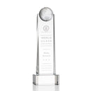 Crystal Sherbourne Globe Clear Base Award - shoptrophies.com