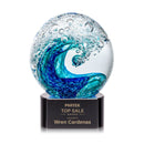Crystal Surfside Award on Paragon - Black - shoptrophies.com