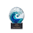 Crystal Surfside Award on Paragon - Black - shoptrophies.com