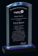 Crystal West Palm Award - shoptrophies.com