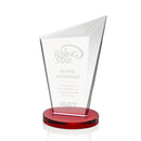 Crystal Wiltshire Award - Red - shoptrophies.com