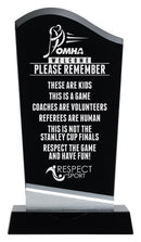 Denali Black Glass and Crystal Award - shoptrophies.com