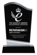 Denali Black Glass and Crystal Award - shoptrophies.com