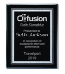 Ebony Piano Finish Border Series Plaque - shoptrophies.com