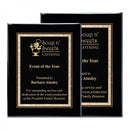 Ebony Piano Finish Border Series Plaque - shoptrophies.com