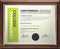 Genuine Walnut Certificate Holder Plaque - shoptrophies.com