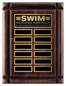 Genuine Walnut Deep Groove Plaque - shoptrophies.com