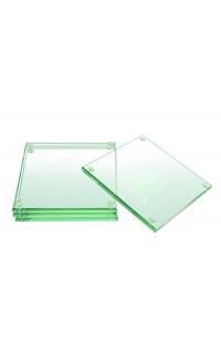 Glass Coasters in Clear - shoptrophies.com