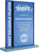 Glass Moncton Blue Award Mirror - shoptrophies.com