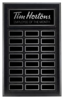 Grooved Laminate Black Ash Annual Plaque - shoptrophies.com